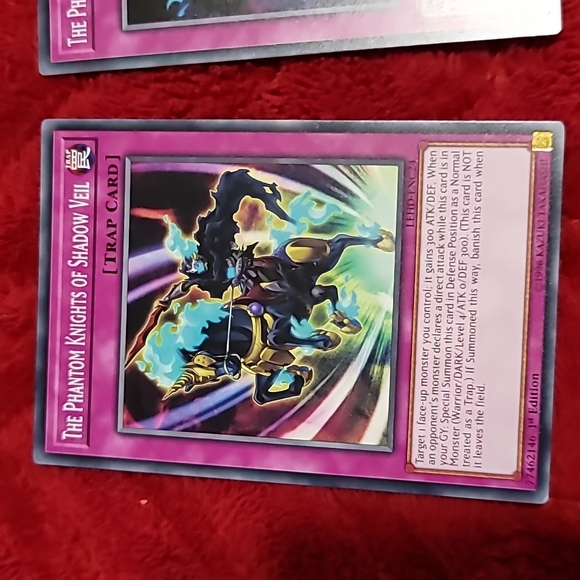 Set of 11 Yu Gi Oh Trading Trap Cards (Purple Thunder to UA) - Picture 8 of 12